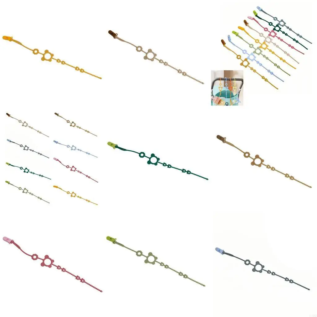 

Pacifier Holder for Newborns Pacifier Strap Teether Pacifier Chain Baby Supply L8RB