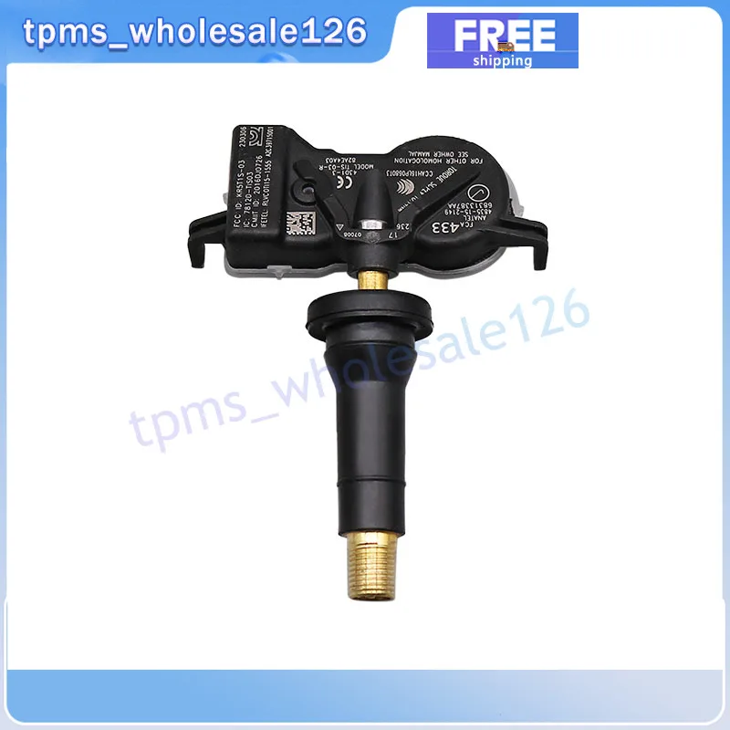 68313387AA Car Tire Pressure Sensor 4PCS For 2019-2020 Chrysler Voyager 2017-2024 Dodge Durango 2017-2023 Fiat 500X TPMS 433MHZ