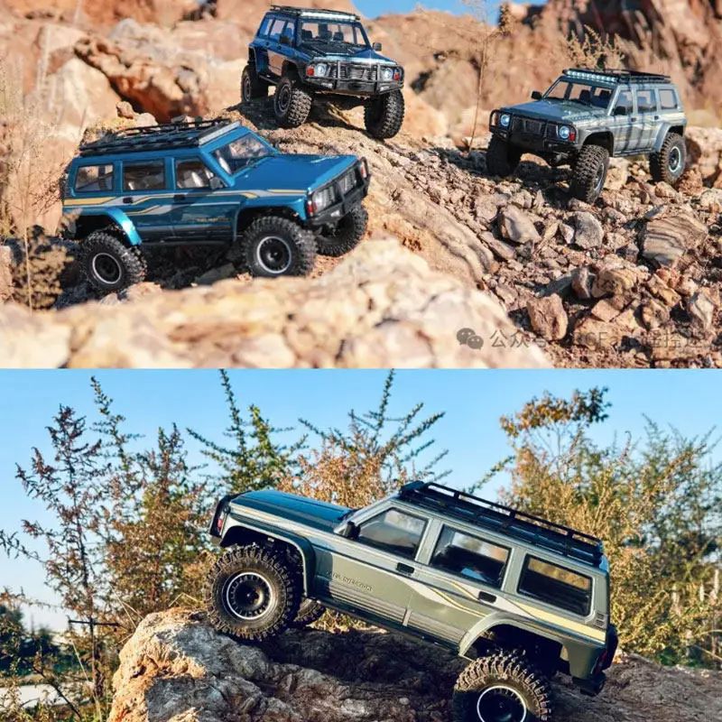 New Yk4107pro 1:10 Rc Car Brushless 4wd Differential Lock Remote Control Car Large Chassis Climbing Off-Road Vehicle Toys Gifts