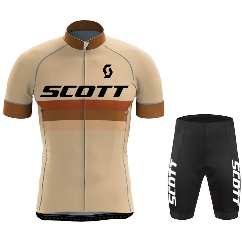 SCOTT Bike Jersey Men Cycling Shorts Bicycle Mtb Men\'s Clothing Road Cycling Equipment Man Men\'s Sportswear Set Sports Bicycles