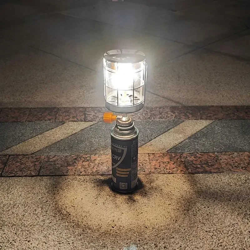 ガスランプ屋外キャンプランタンプロパンテントランプ吊り下げガラスランプキャンプポータブルガスライトハイキングキャンプ用品庭