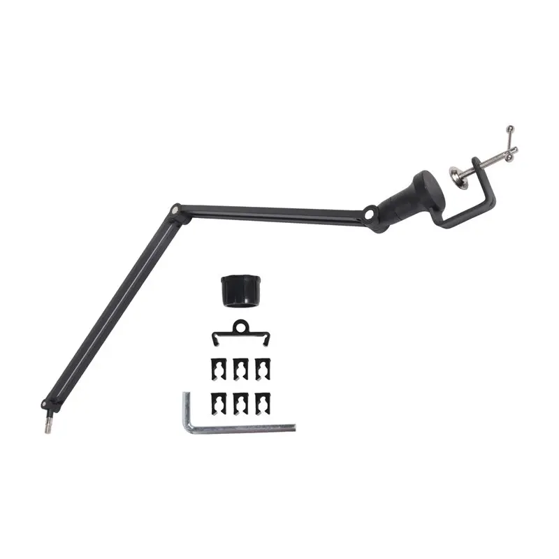 N93RNEW Universal Adjustable Boom Stands Metal Suspension Scissor Microphone Stand For Gaming Studio Radio Media
