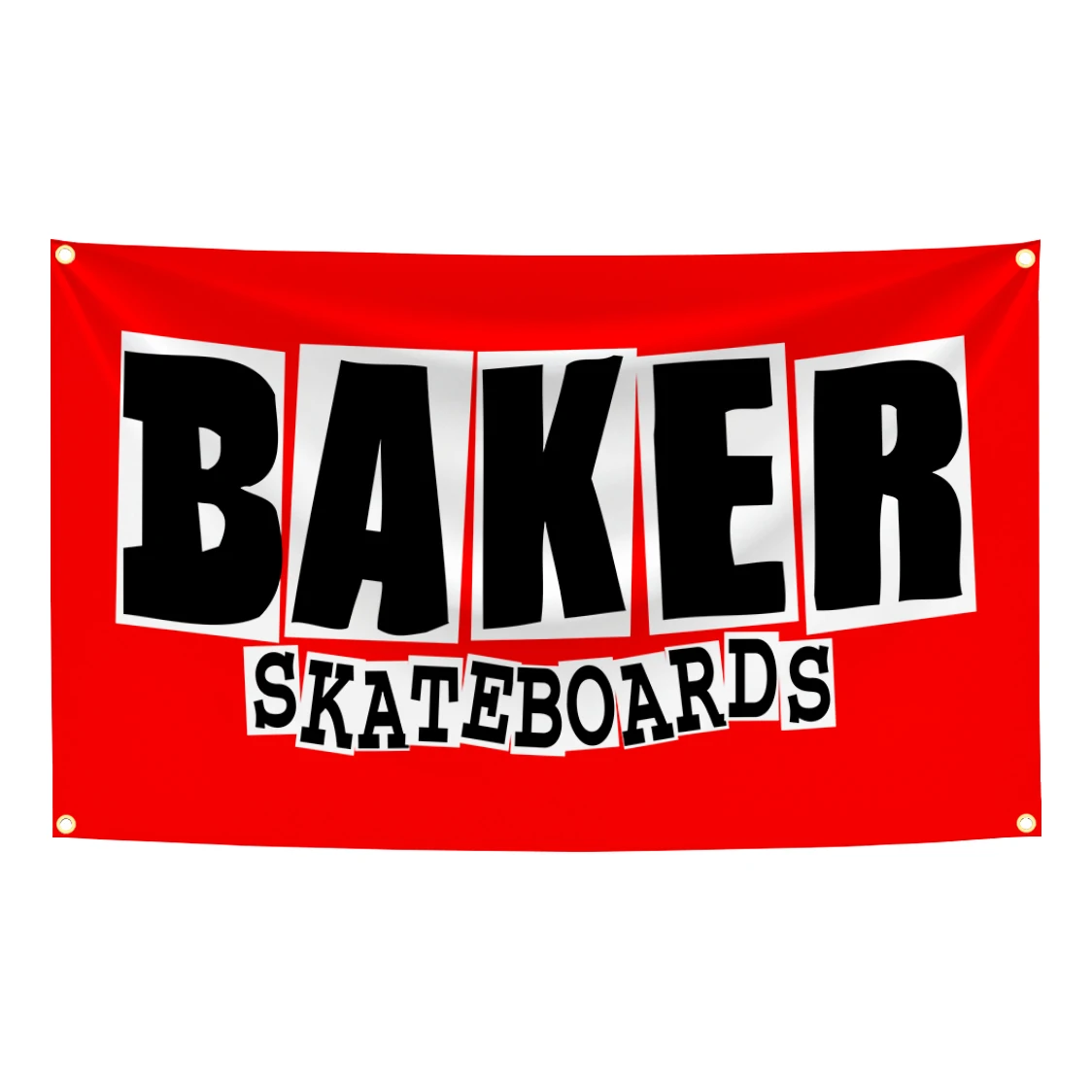 90x150cm B-Bakers Skateboards Kick Push Flag Tapestry Polyester Digital Printing Banner for Garage Wall Art Out Door Decoration