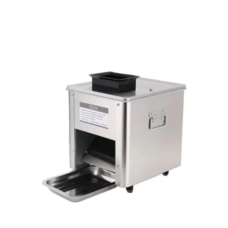 New Electric Commercial Automatic Meat Cutter Stainless Steel Adjustable Thickness Portable Small Slicer 110V 220V