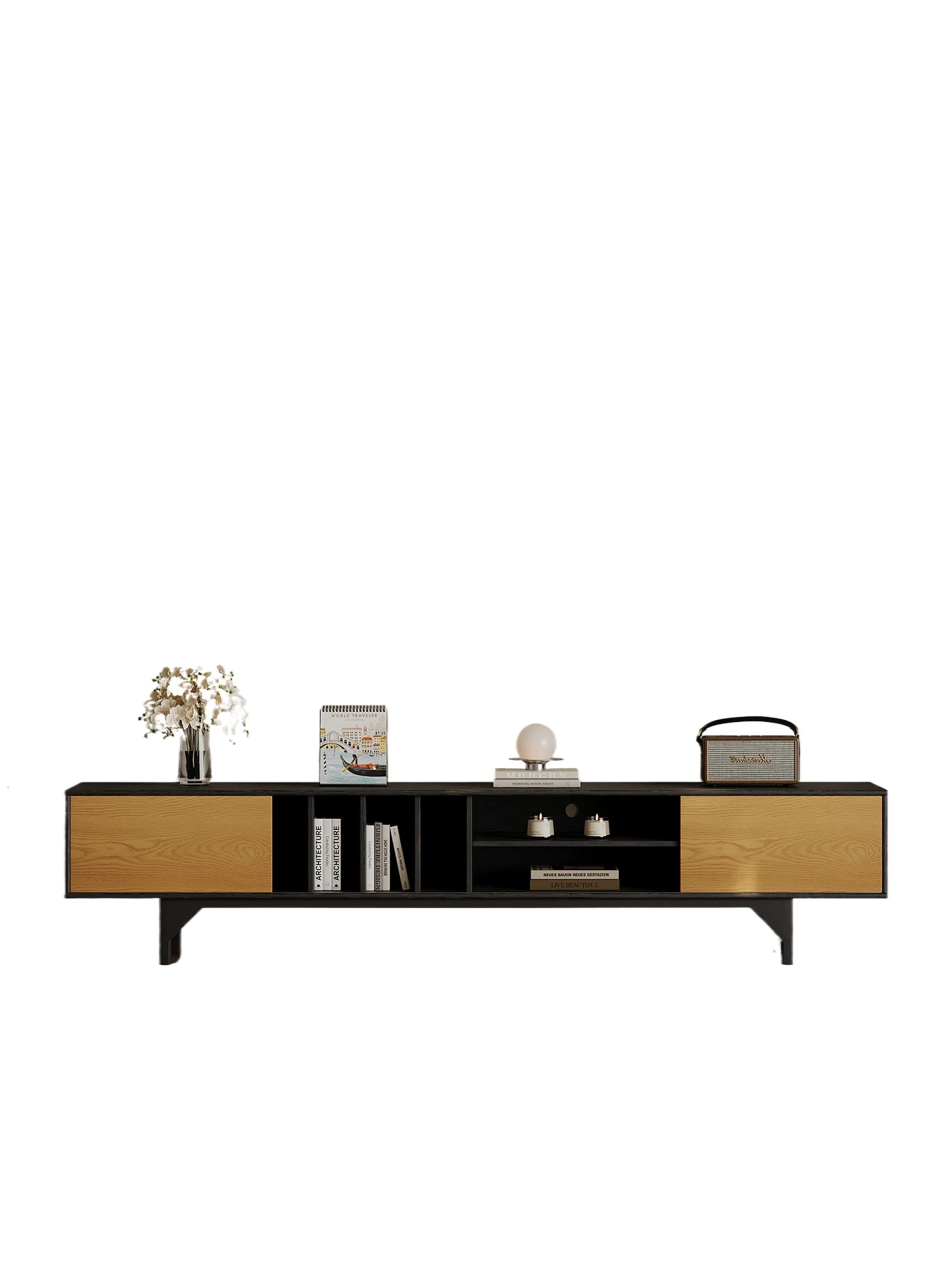 

Wabi wind TV cabinet living room home 2025 new retro small apartment TV cabinet