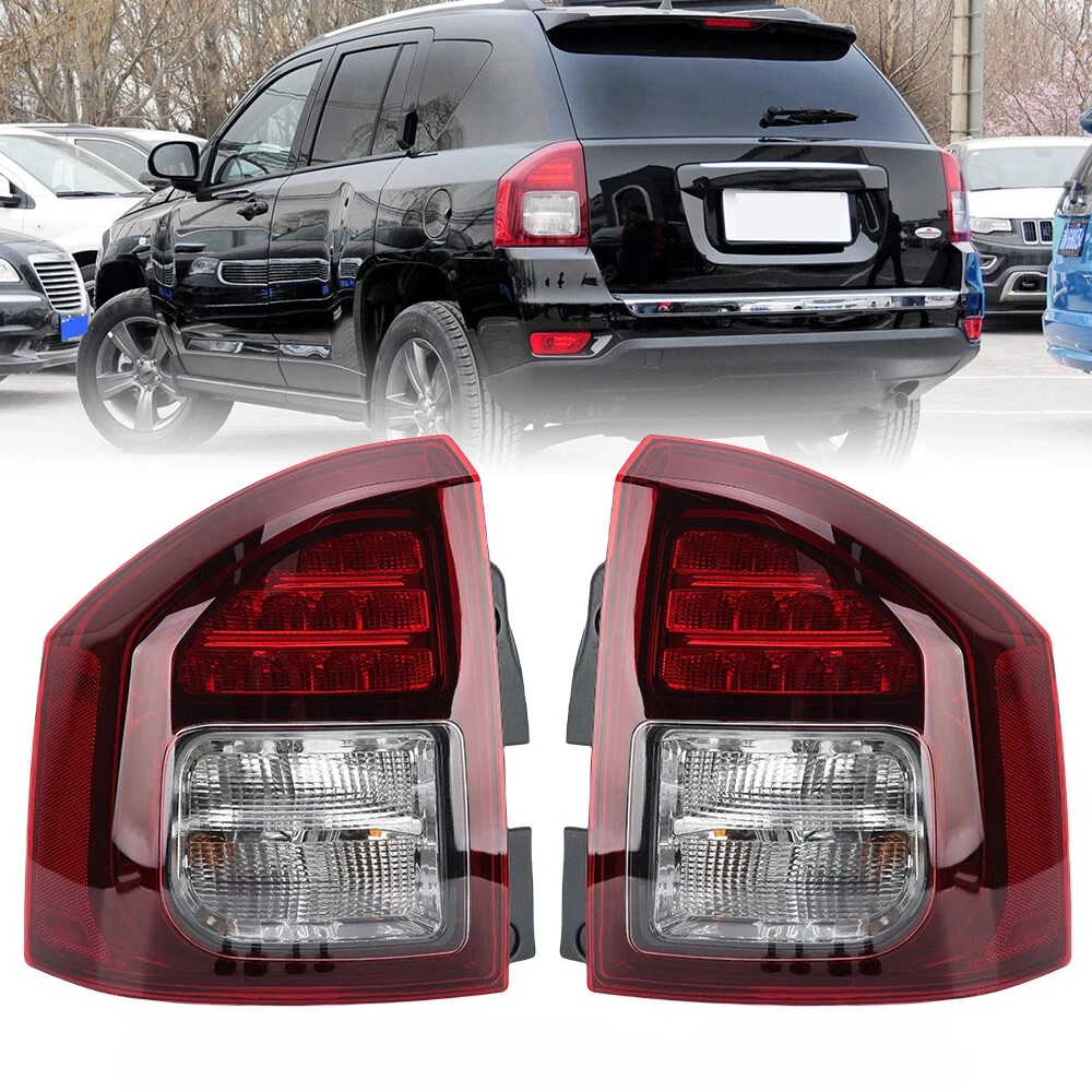LED Tail light Rear Bumper Light Tail Stop Brake Lamp Turn Signal Warning For Jeep Compass 2014 - 2016 5272909AB 5272908AA