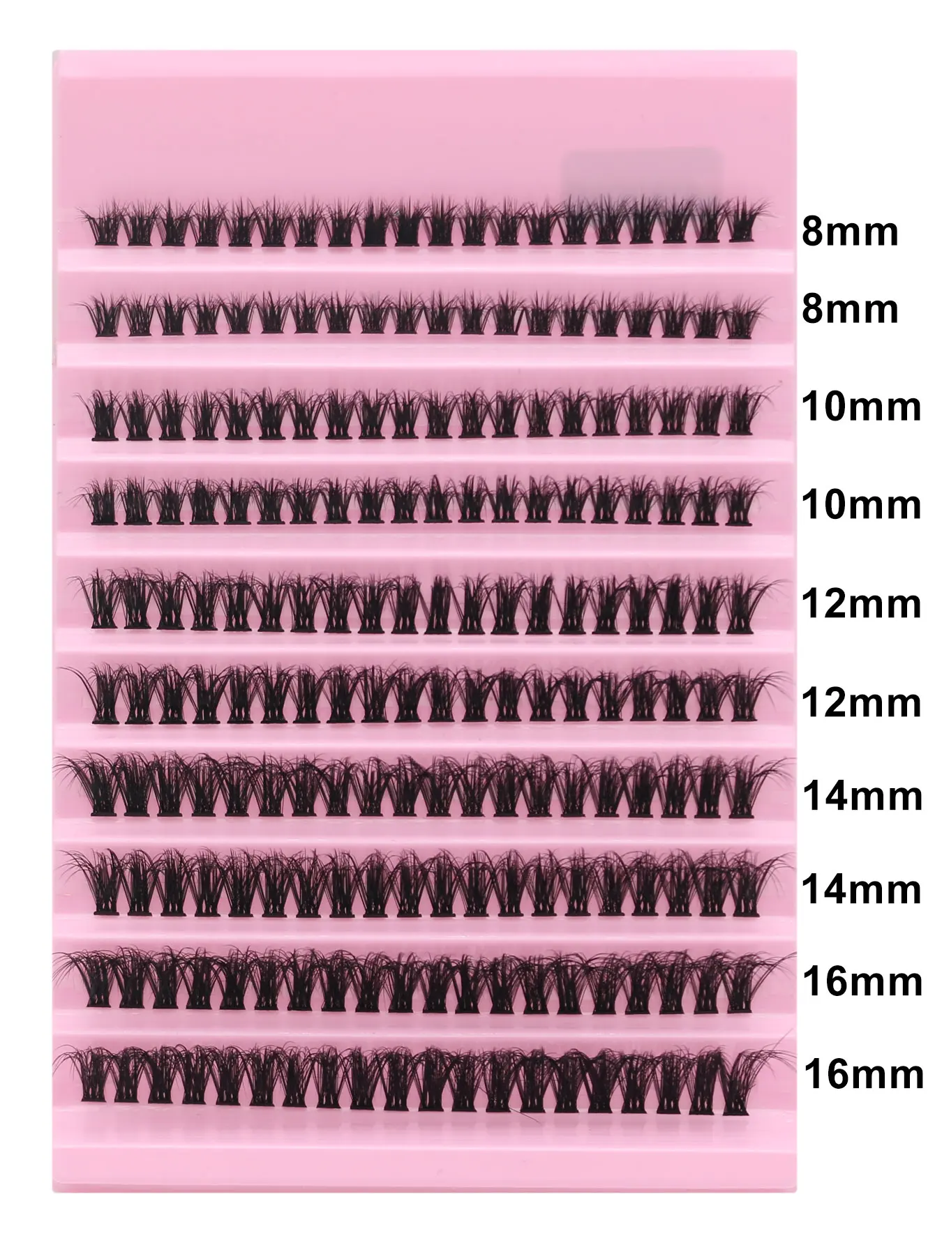 الفردية جلدة كتاب مجموعات تمديد عدة 50D السندات وختم الملقط DIY في المنزل العنقودية رمش ملحقات العنقودية جلدة #3