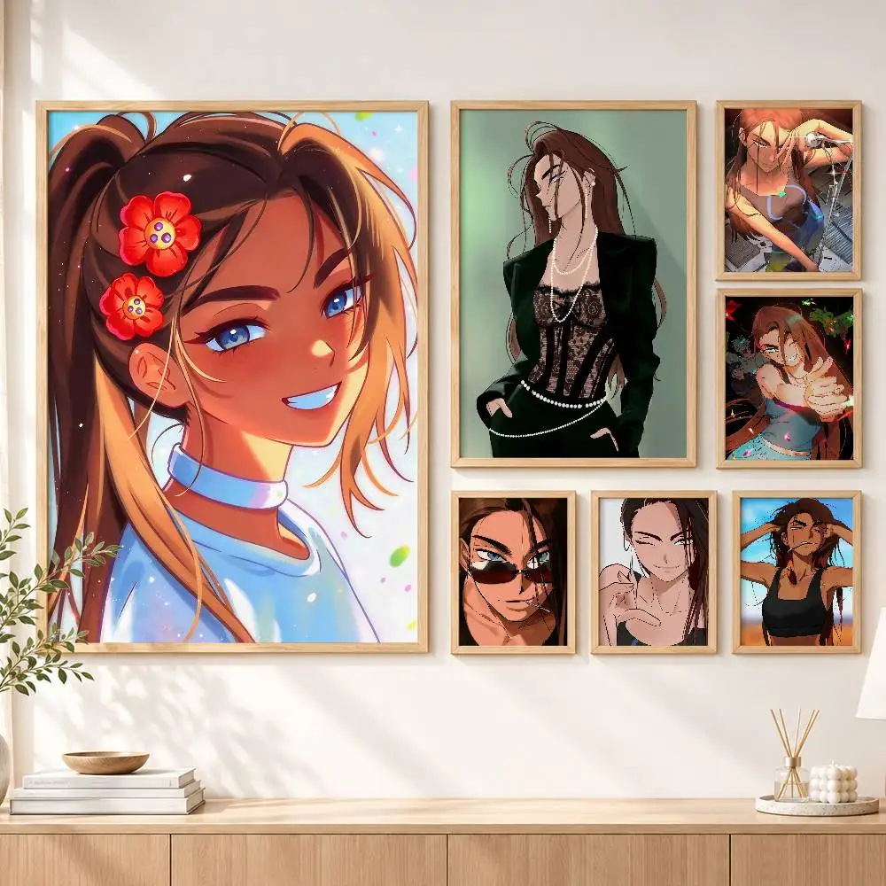 Cute H-Hyuna A-Alien S-Stage Poster HD Self Adhesive Waterproof Wall Art Ideal for Home Office Dorm Gift Customizable