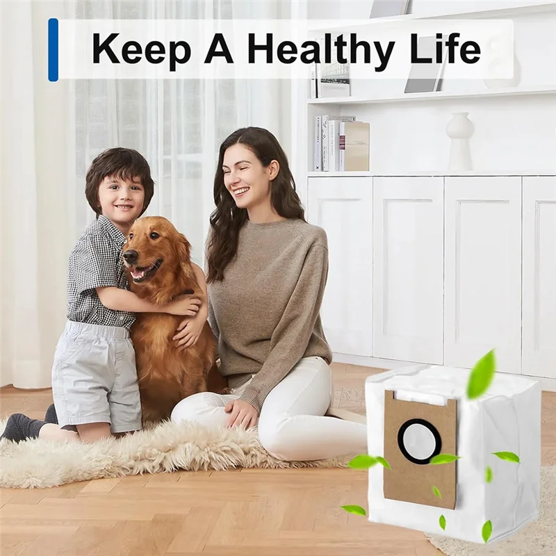 Мешок для пыли для пылесоса Eufy E28/E25/E20, 9 шт., запасная часть, мешки для мусора большой емкости-A58E