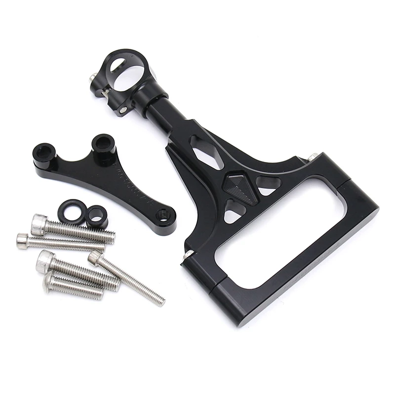 For Kawasaki Z1000 Z750 2003-2009 Motorcycle Aluminium Steering Stabilizer Damper Mounting Bracket Kit