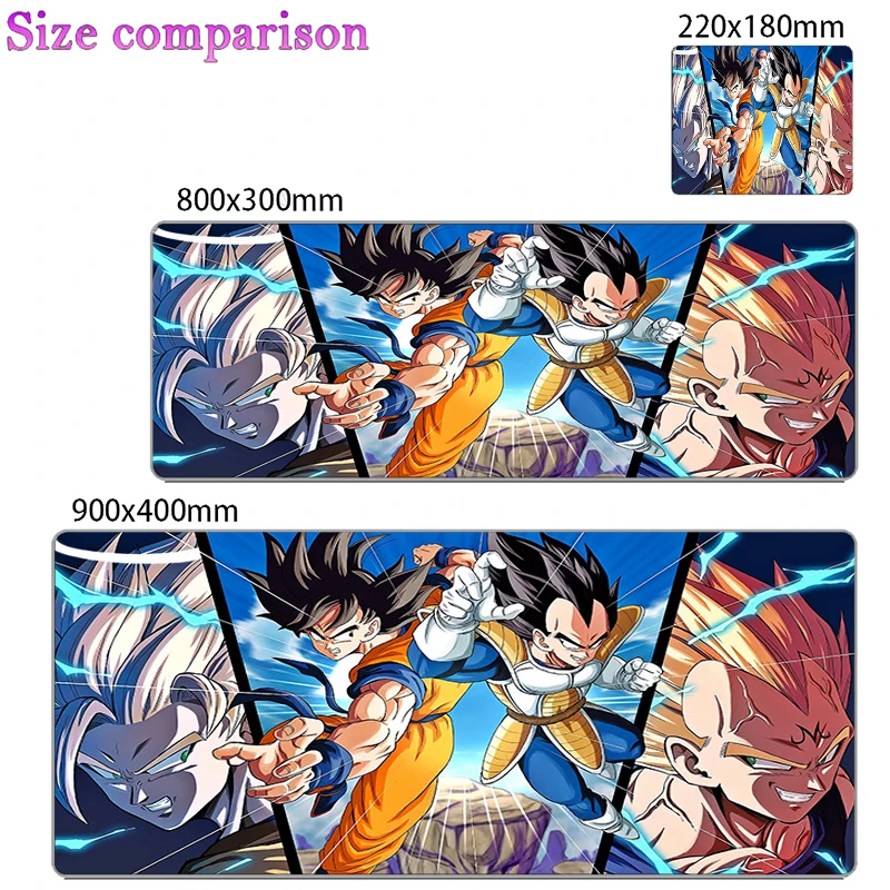 DBZ Mouse Pads Dragon Balll Z Computer keyboard 90x40 Rug Carpet Large Gaming Accessories Mousepad PC Gamer Desk Mat Table