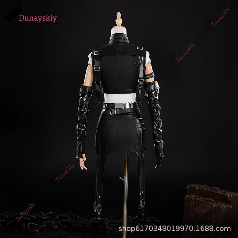 Juego Love and Deepspace Heroines disfraz de Cosplay PU Cortex vestidos de mujer traje trajes de Anime peluca Prop trajes juego de rol