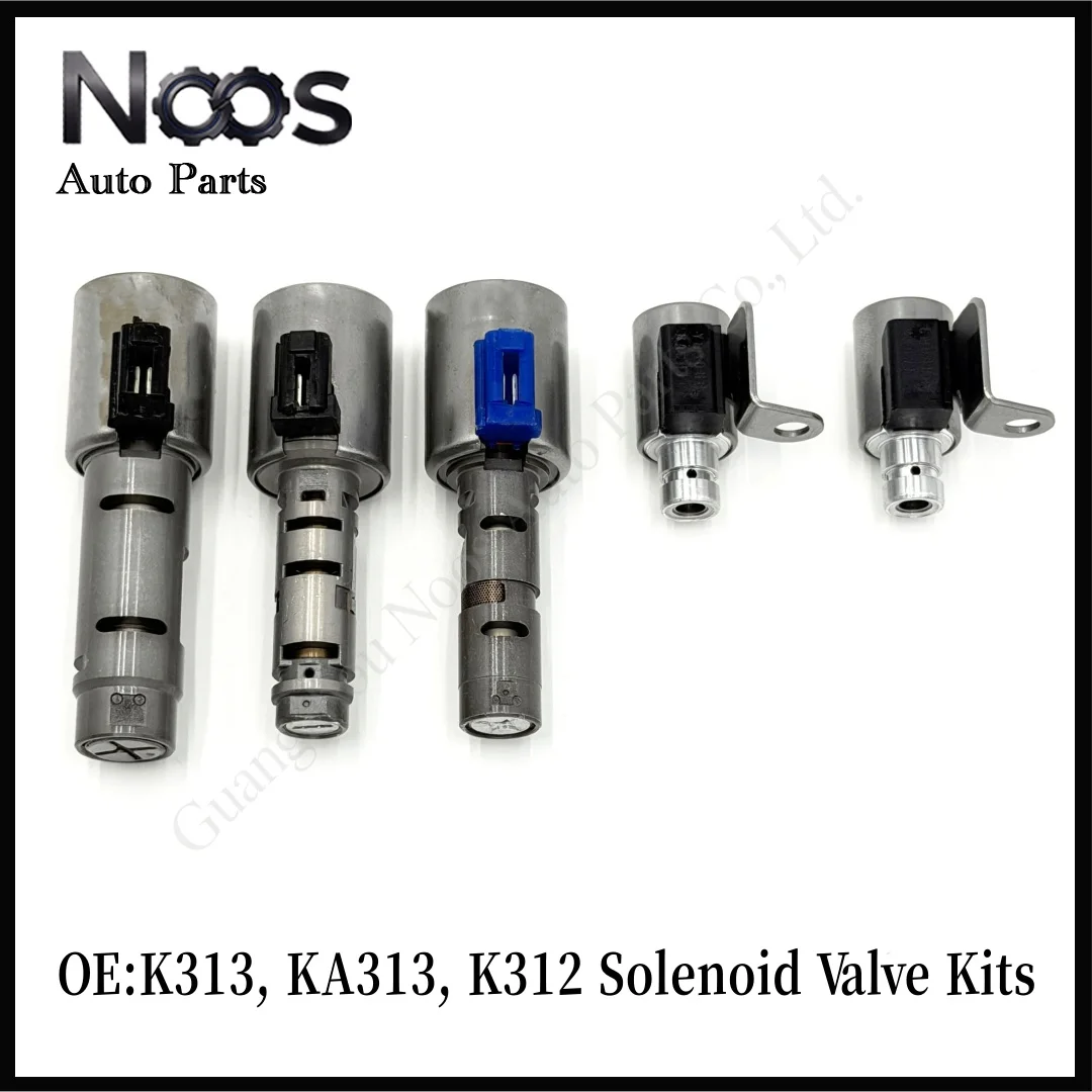 K313 KA313 K312 5-Piece CVT Automatic Transmission Shift Control Solenoid Valve Kit for Toyota Corolla 1.8L and 2.0L Models