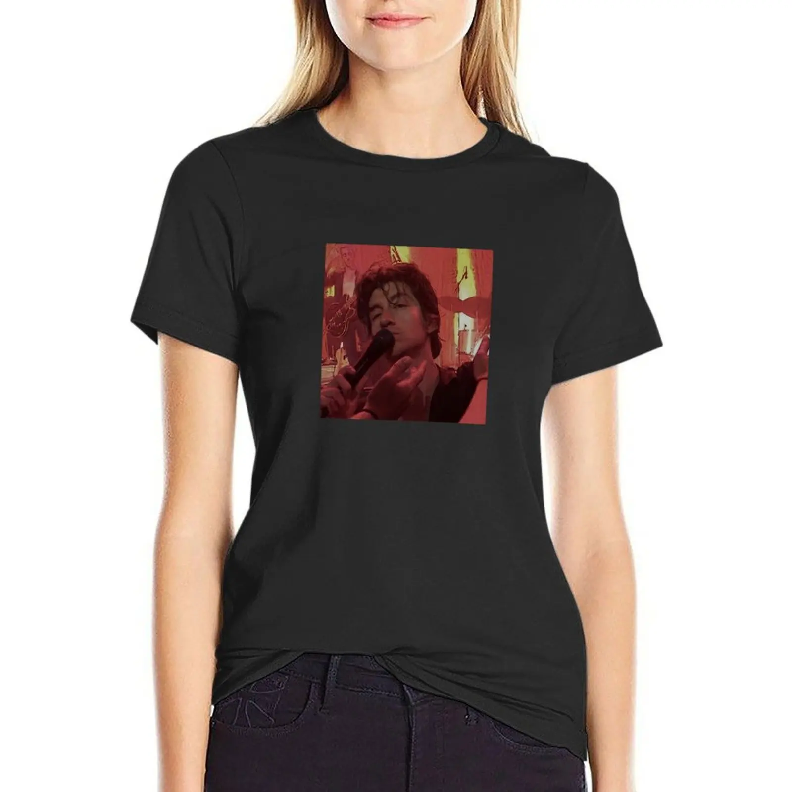 

alex turner T-Shirt summer tops lady clothes summer clothes Woman clothing