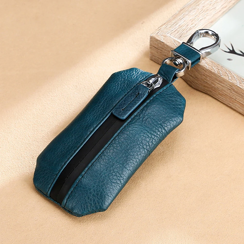 

Car Key Bag Zipper Wallet Fob Holder Organizer Pouch Keychain Material Durability Stylish Design Gifts