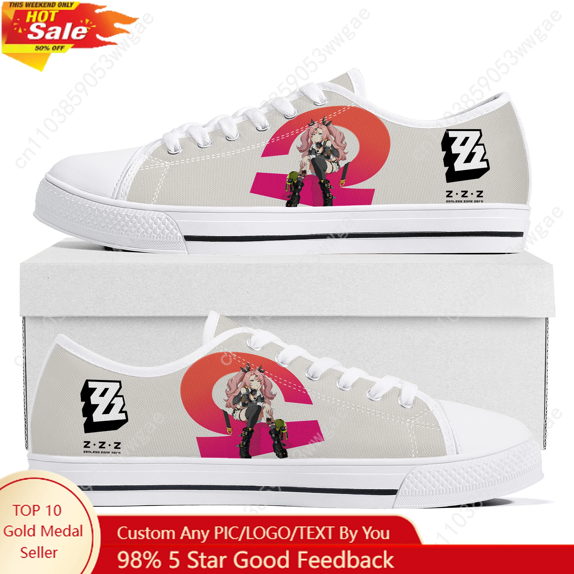 

Absolute Zone Zero Low Top Sneakers Mens Womens Canvas Sneaker High Quality Confortable Casual Couple Shoes Tailor-made Shoes