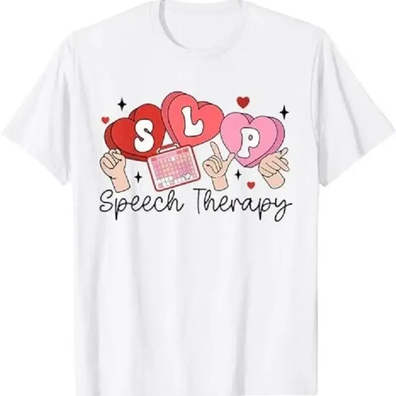 SLP Valentine s Day Speech Language Pathologist Student T Shirt