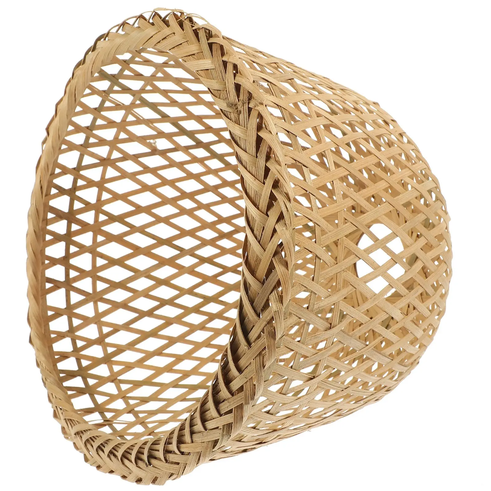 

Bamboo Light Lamp Shade Handmade Chinese Style Pendant Lantern Decorative Weaving Cover Office Home Restaurant Corridor