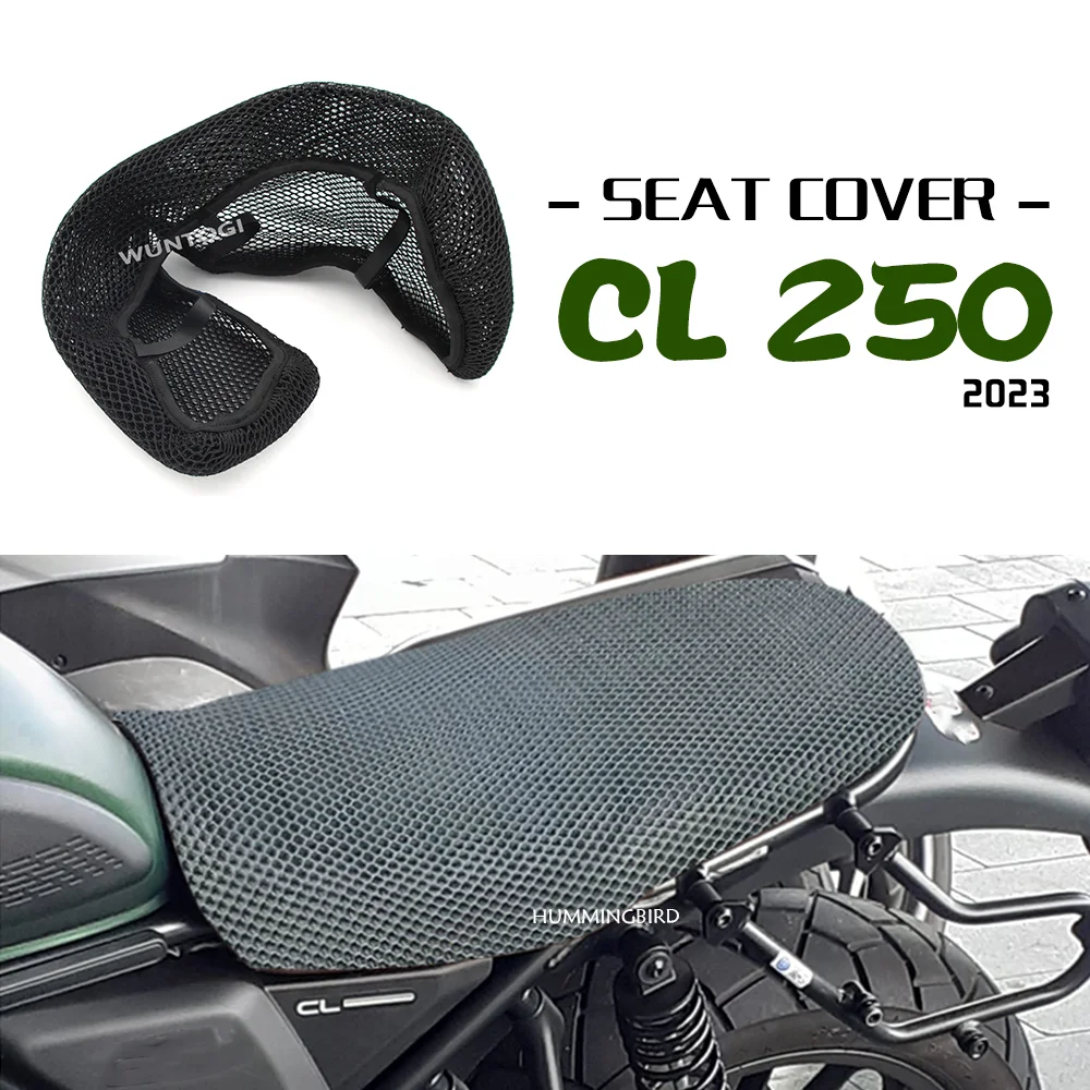 

Чехол для сиденья CL250 Air Flow для Honda CL 250, аксессуары для мотоциклов, защитная 3D сетчатая подушка для сиденья CL250, детали для модернизации