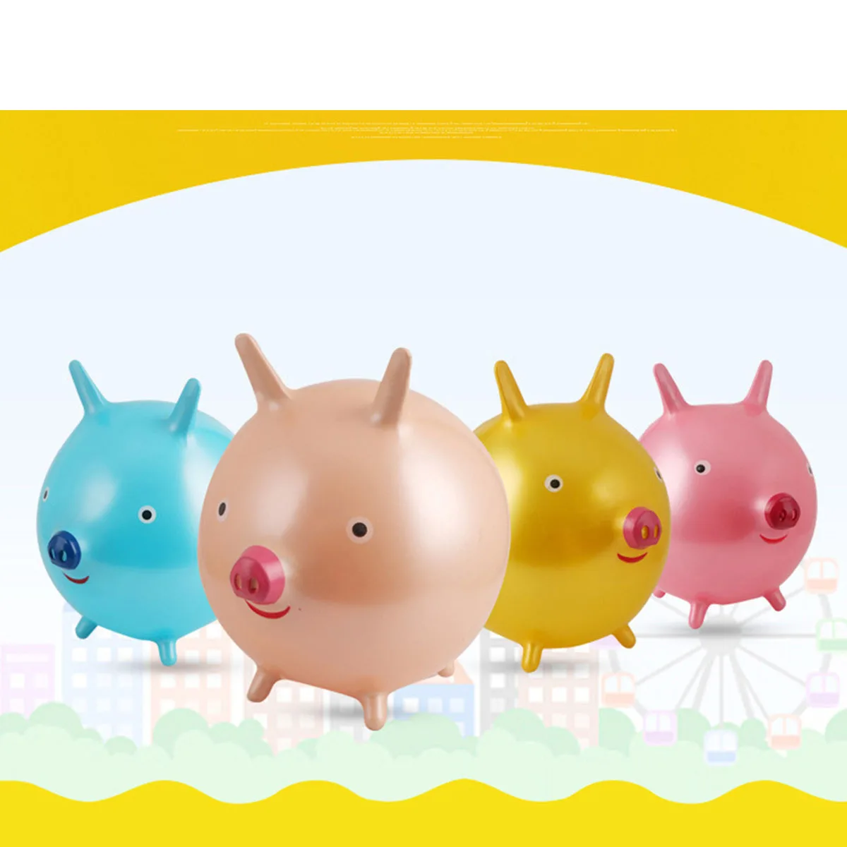 

Kids Bouncy Ball Cartoon Bouncy Ball Kids Thicken Bouncing Ball Bouncing Ball Toy
