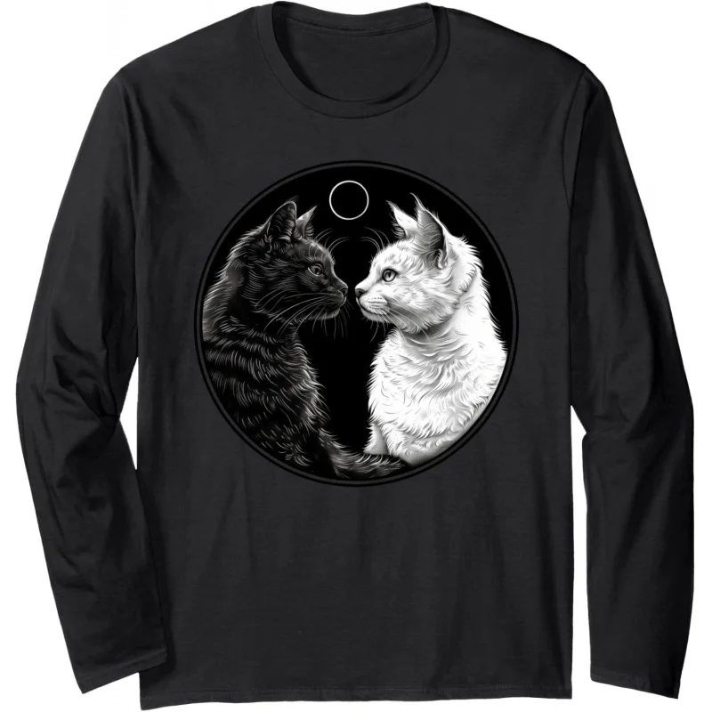 

Feng Shui Yin Yang Cat Men's Top Hoodie