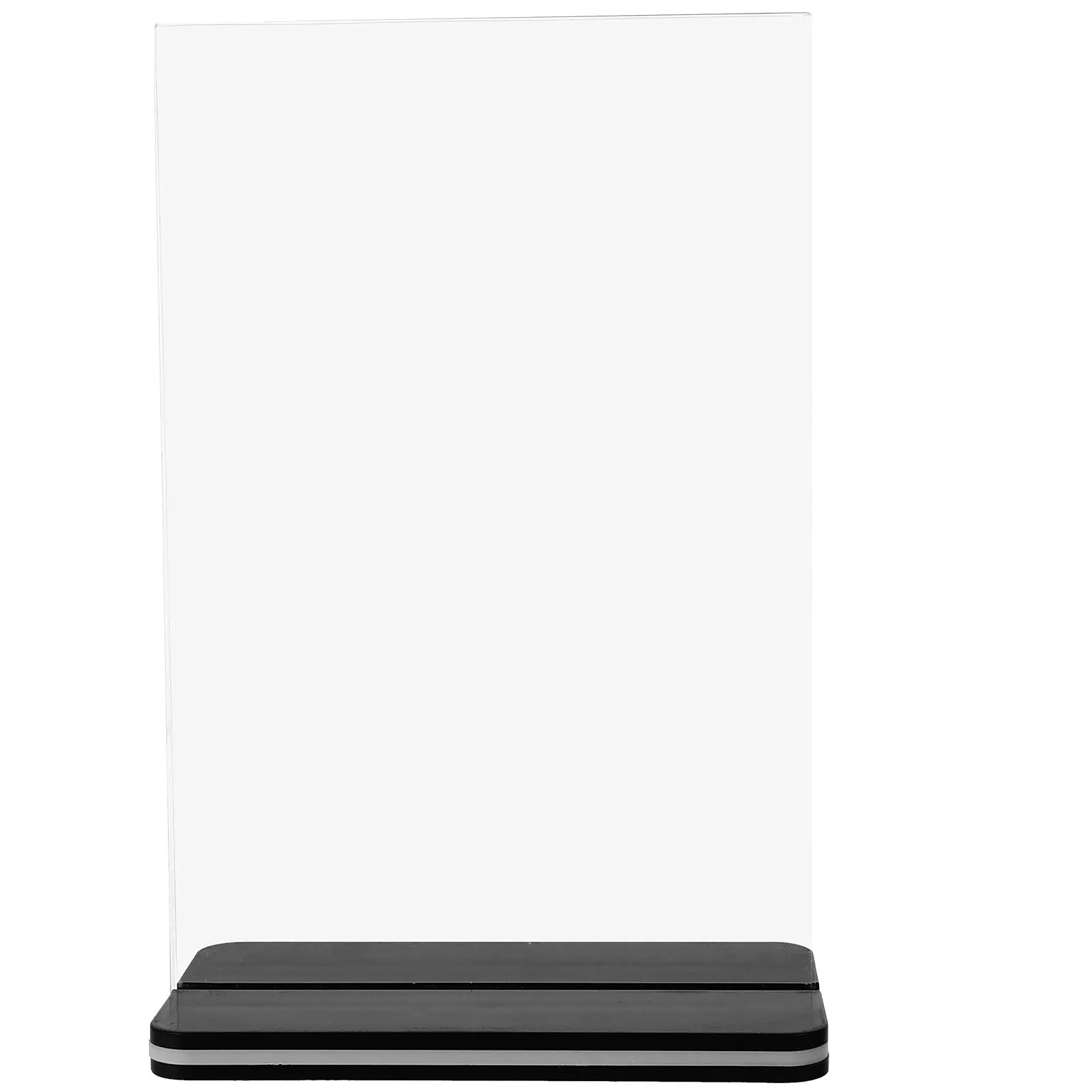 Acrylic Sign Holder Transparent Stable Desktop Menu Stand Restaurant Price Display Rack Supermarket Poster Holder Table Display