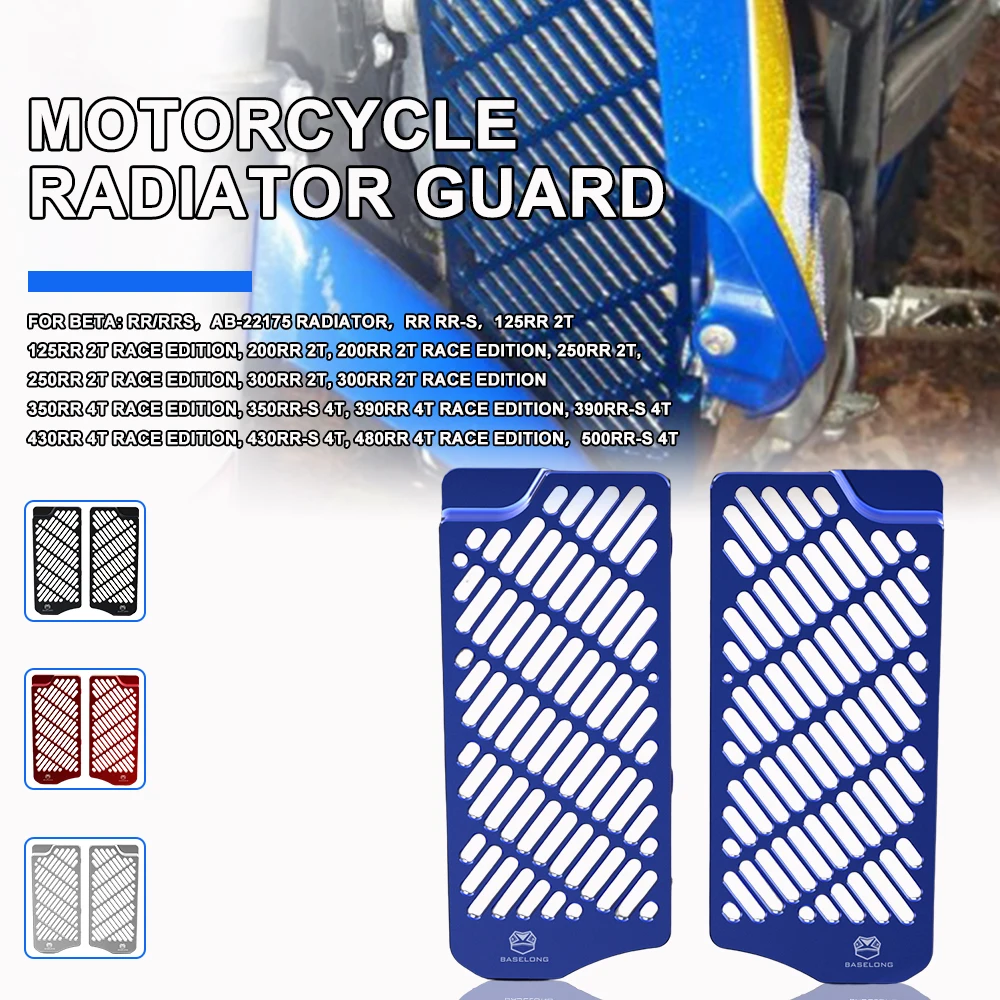 Motorcycle Accessories Radiator Guard Protector Grille Grill Cover FOR BETA 480RR 4T Race Edition 500RR-S 4T 2020-2023 2022 2021