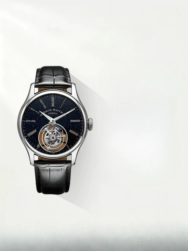 8888 Rock Dress Light Luxury Business Tourbillon Manual Mechanical Watch Men's Waterproof Fashion Trend Watch