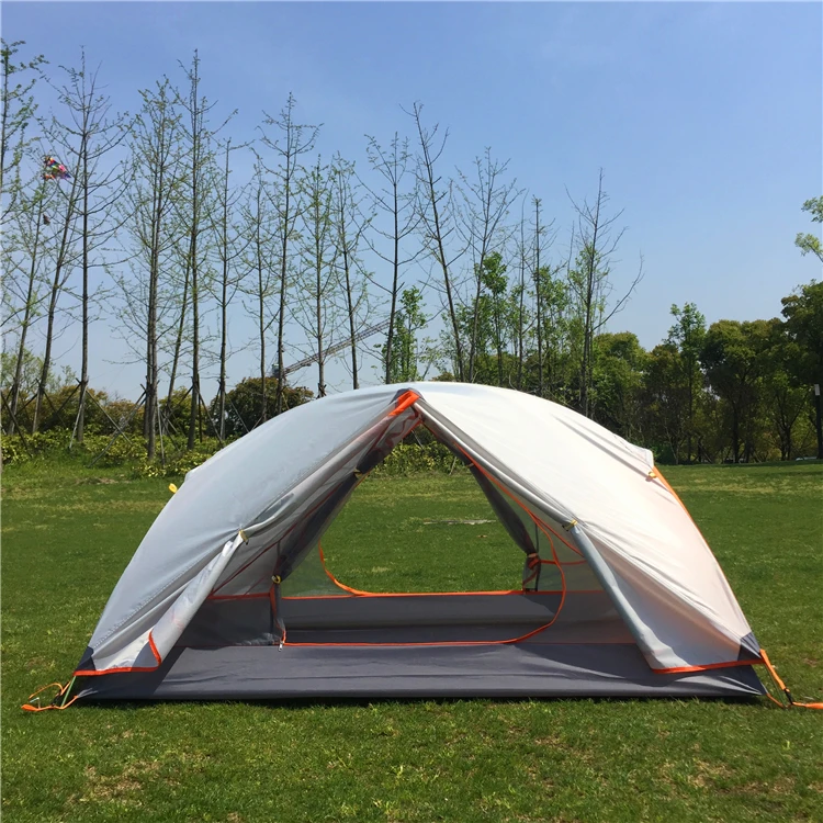 All Season 2 Person Backpacking Tent 4 Season Lightweight Camping Tents Motorcycle Tents for Camping with Footprint-OEM Supply