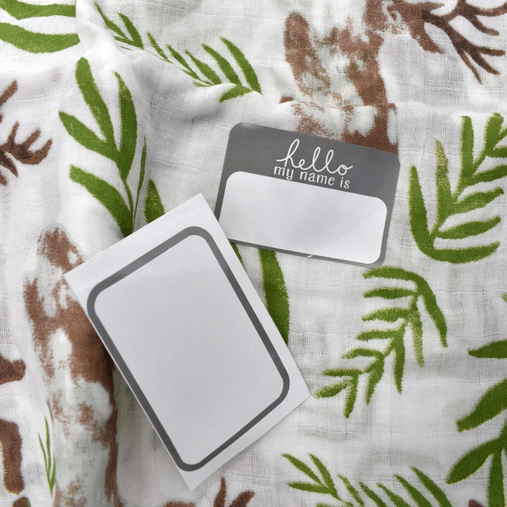 6 قطع من ملصقات الأسماء، ملصقات Hello الجميلة مناسبة لتجميعات المدارس، إعلان علامات الأسماء