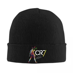 Cristianos Beanie Hats signed Ronaldoed Caps Adult Unisex Outdoor Sport Knitted Hat Autumn Winter Graphic Warm Soft Beanie Hat