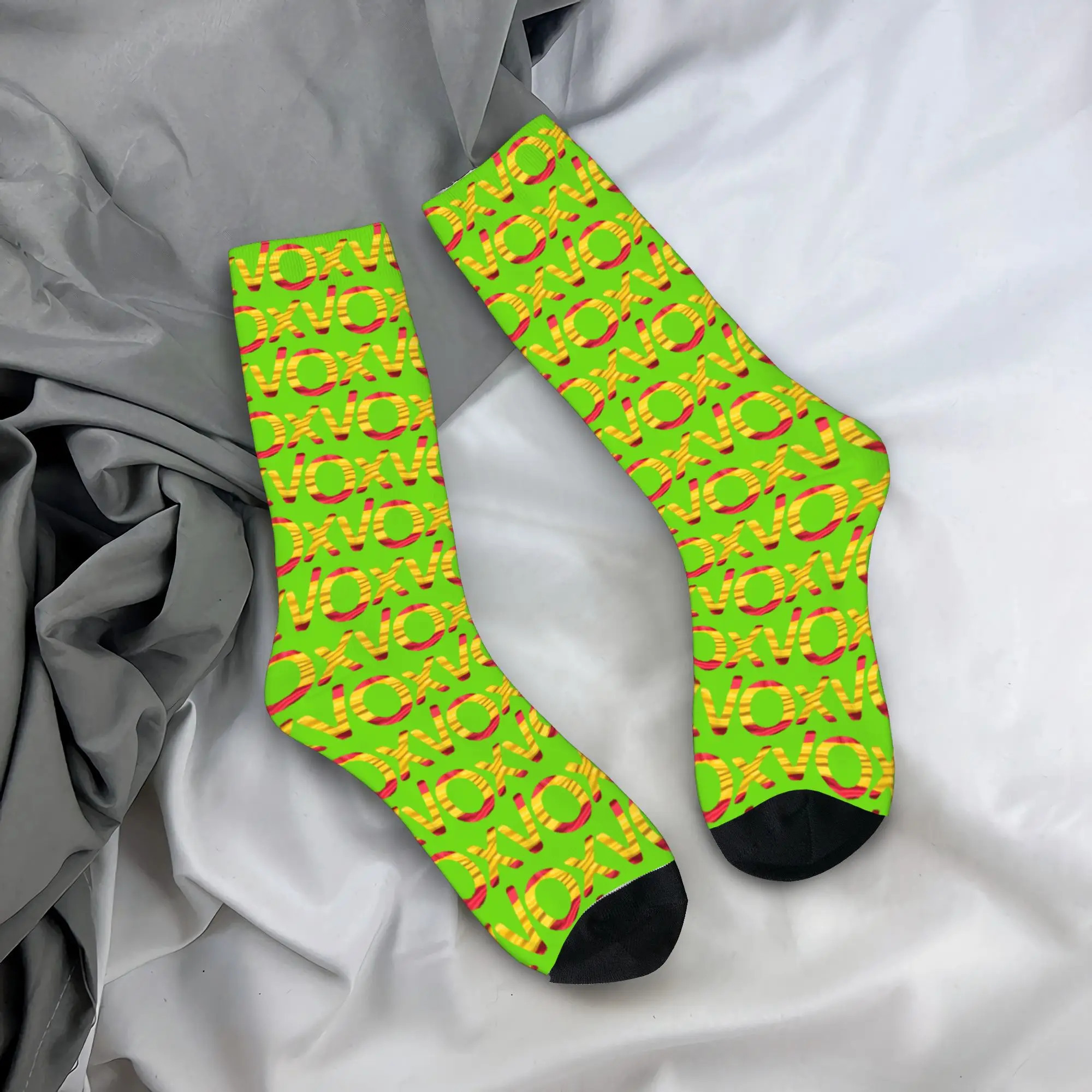 

Spain Vox Flag Socks Leisure Stockings Unisex Men Quality Outdoor Socks Autumn Graphic Anti Sweat Socks