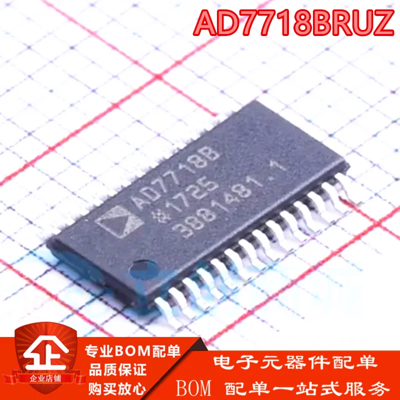 

10PCS Brand New Original AD7718BRUZ-REEL7 AD7718B TSSOP-28 Analog-to-Digital Converter IC Chip