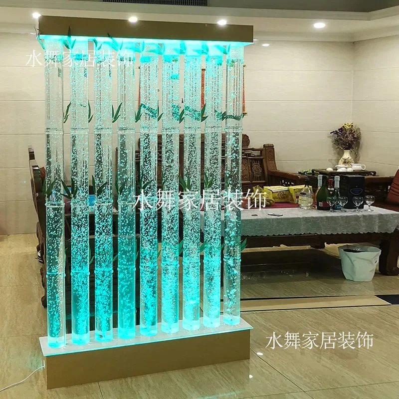 Custom. [Simple Installation] Customized Curtain Wall Screen Dance Bubble Wall Hallway Partition Acrylic Fish