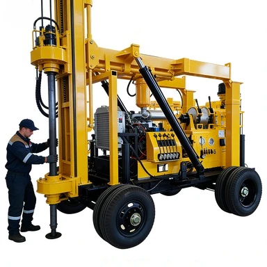 Full Hydraulic Core Drilling Rig 400-1500m for Deep Mineral Exploration