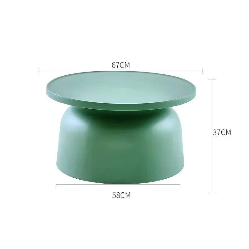 

Living Room Coffee Table Small Apartment Round Modern Simple Light Luxury Creative Home Use Bedside Table Edge Table Combination