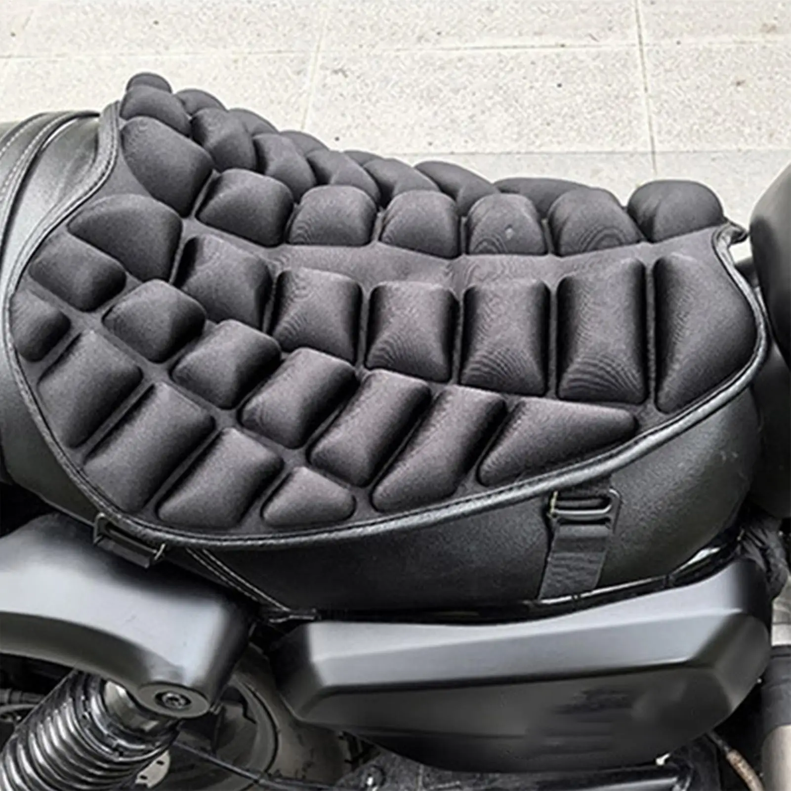 

Мотоциклетная подушка для сиденья, нескользящий аксессуар для верховой езды, амортизирующая подушка для сиденья мотоцикла для мужчин, женщин, отца, парня