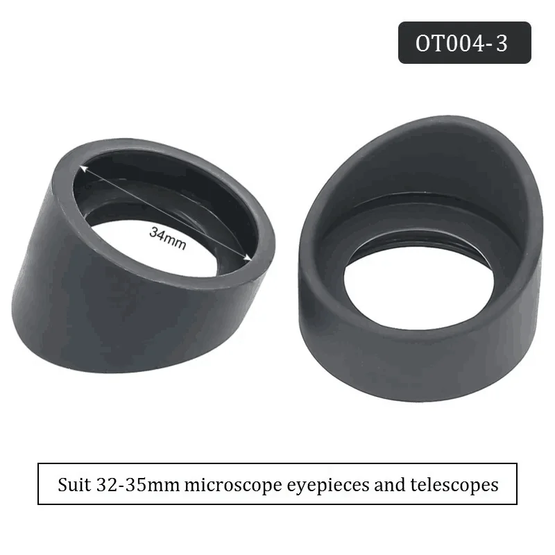 Eyepiece Eye Cups Caps One Pair Rubber Binoculars Eye Guards Stereo Microscope Parts Telescopes Eyecups Inner Diameter 29-36 mm