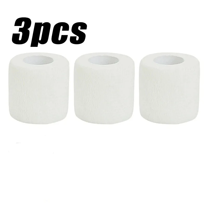 Boxing 5cm/7.5cm/10cmWhite First Aid Self Adhesive Cohesive Elasticity Bandages Sports Tape for Wrist Ankle Sprains & Swelling.