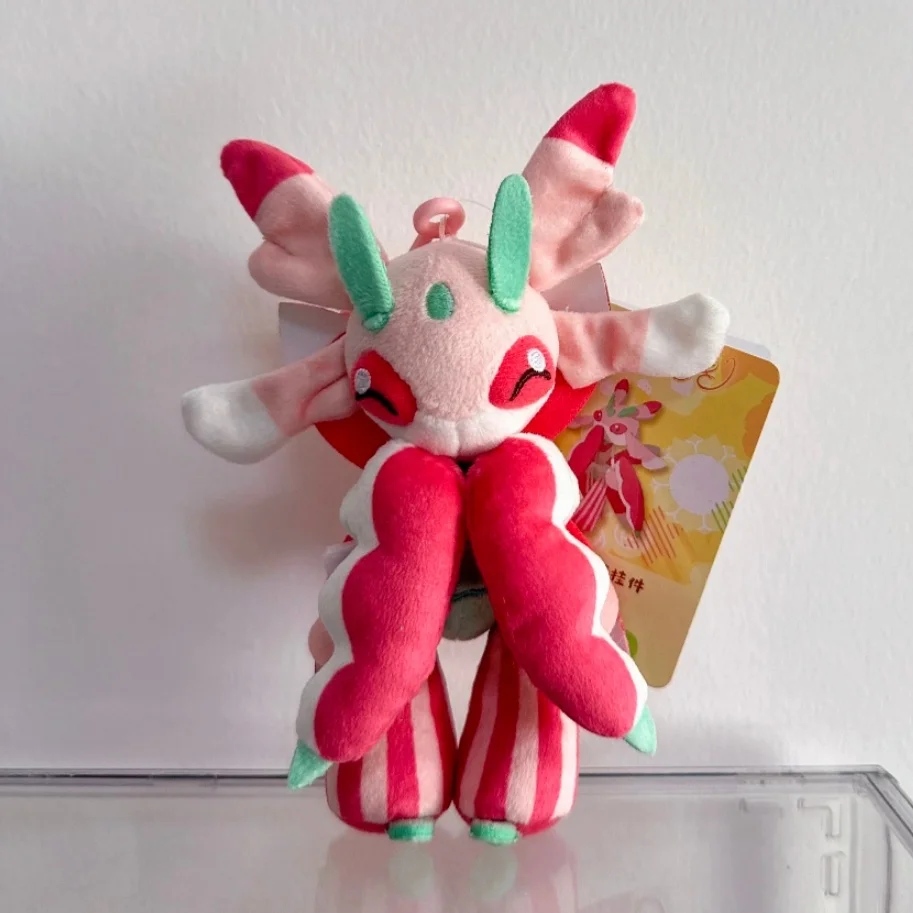 pokemon-lurantis-scented-aromatherapy-plush-keychain-blooming-collection-soft-stuffed-bag-pendant-home-decor-for-anime-fans