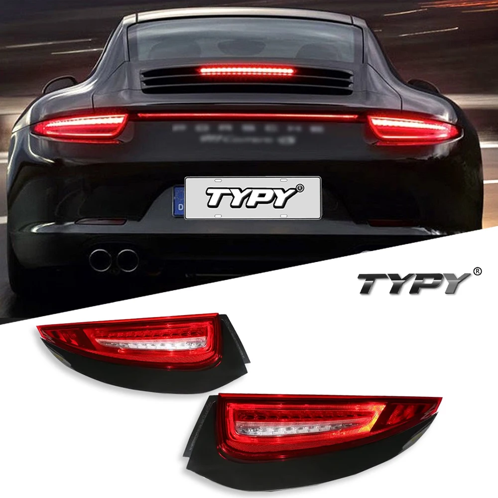 

TYPY автомобиль для Porsche 911 997.2 задний фонарь 2009-2011, обновленный модифицированный новый DRL динамический указатель поворота, светодиодный задний фонарь, автоаксессуары