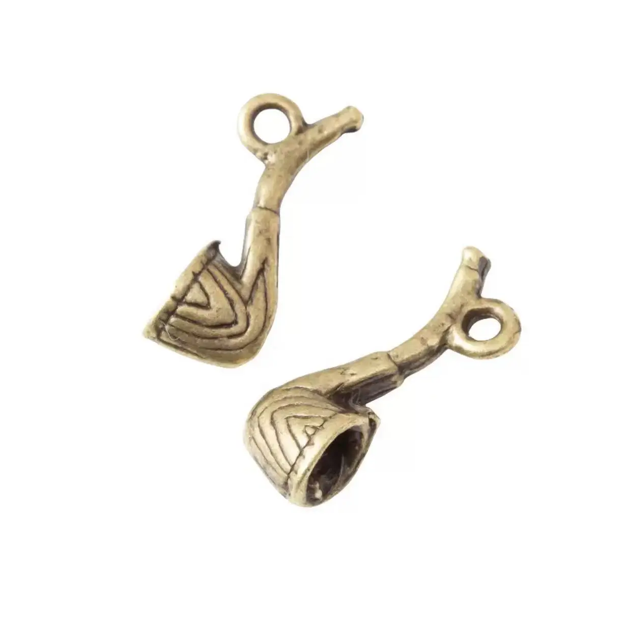 

30pcs 20*7mm Zinc alloy metal pipe design Vintage pendants for jewelry handmade HWL2629