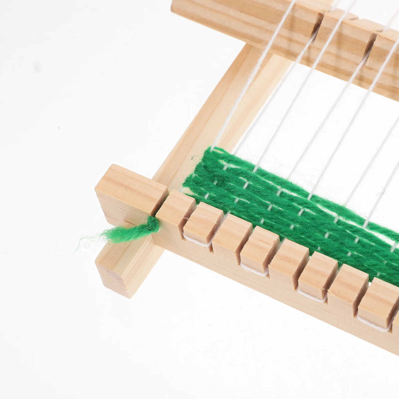 1Set Portable Knitting Loom Small DIY Wooden Frame Weaving Machine for Yarn Handcraft Creative Weaving Tool for Handmade