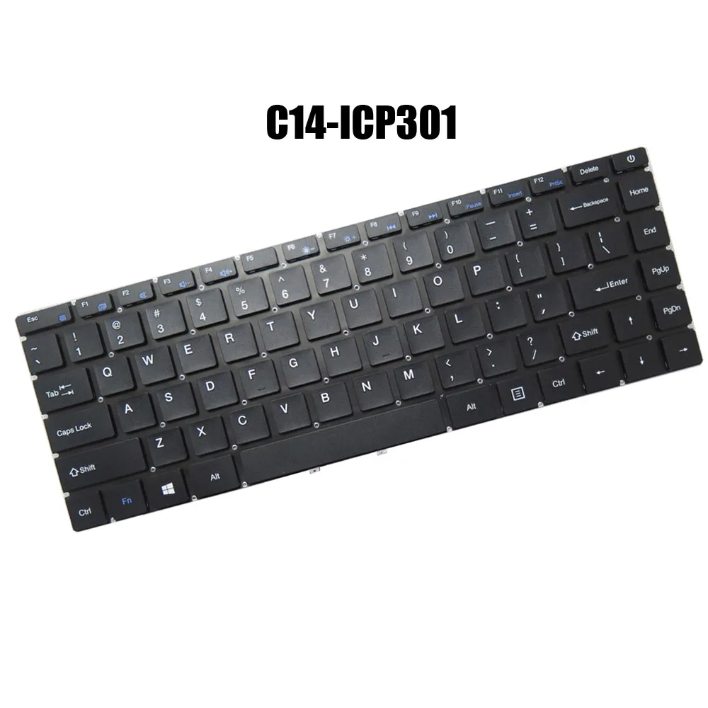 Laptop United States US Keyboard For DEXP Aquilon C14-ICP301 Black New