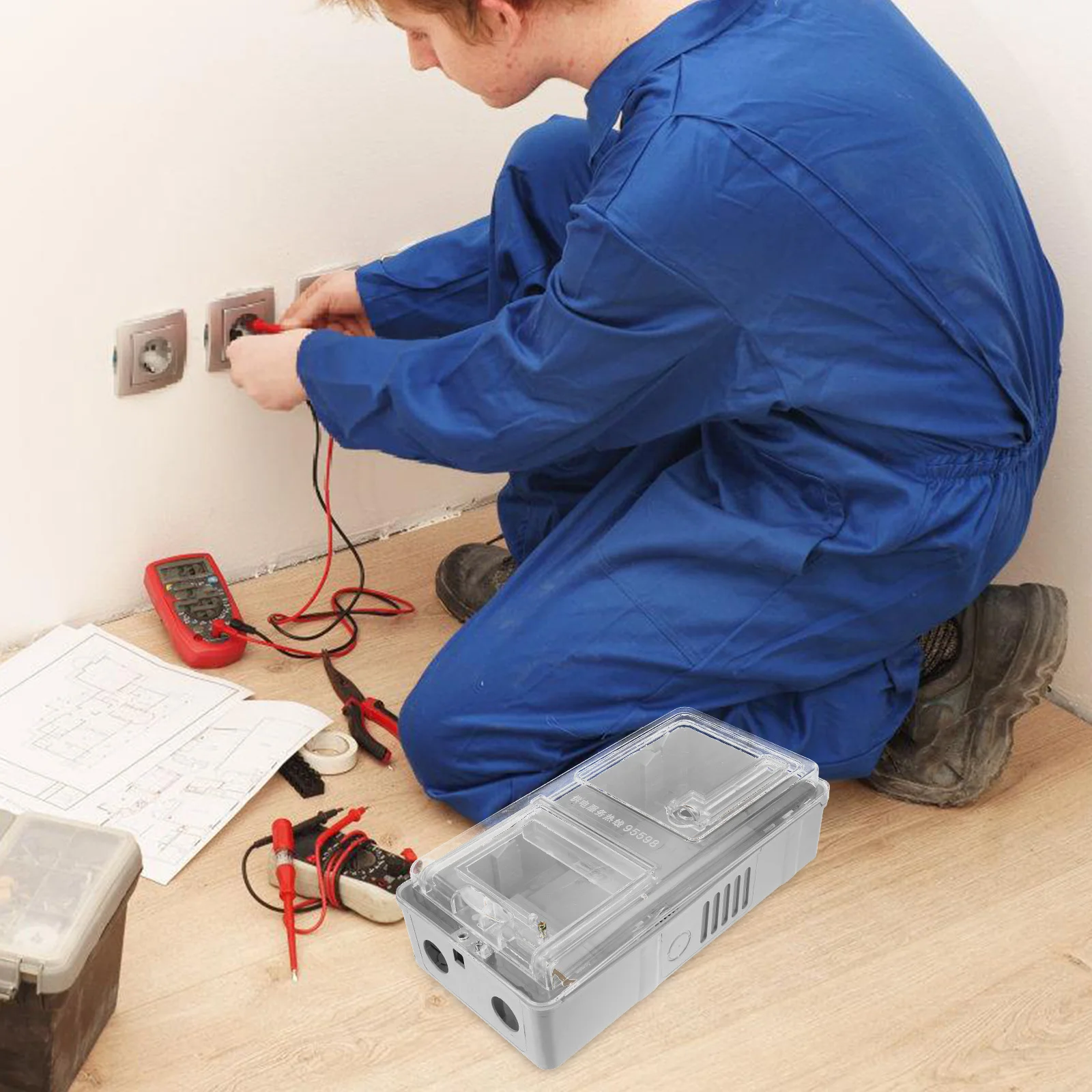 

Household Weatherproof Electrical Box Transparent Material Easy Installation Indoor Outdoor Protection