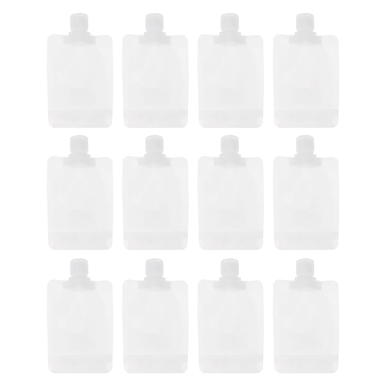 12 Pcs Lotion Bag Shampoo Dispenser Portable Travel Pouch Storage Packing