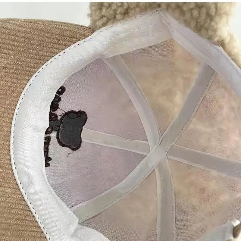 หมวกกันหนาวเด็ก ลายการ์ตูน ผ้าพลัฌ หมวกเบสบอลเด็ก ผ้าขนแกะหนานุ่ม หมวกเด็กแบบเป็ด ปีกกว้าง ป้องกันแสงแดด สำหรับเด็กอายุ 2-8 ปี