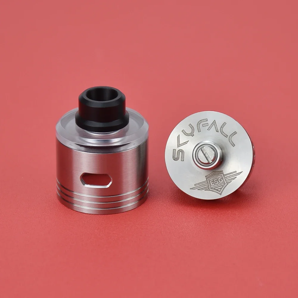 Skyfall RDA 22mm by Wolfcoolvape - 316SS Single Coil Rebuildable Dripping Atomizer