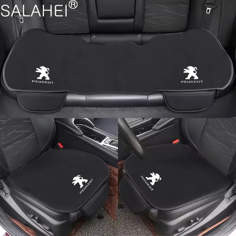 Car Seat Cushion Protector Non-Slip Cover Breathable Pad For Peugeot 206 207 307 308 408 508 301 3008 2008 5008 RCZ Accessories