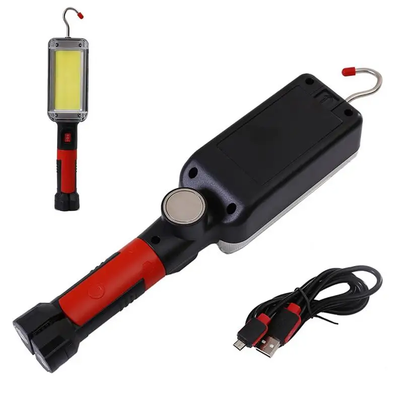 Bright Flashlight Rechargeable Torch Light Long Shot Hand Lamp Portable Trouble Light For  Night Walks car Repairing Tools